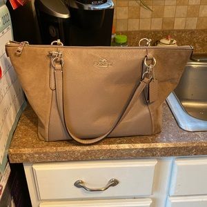 Tan Coach Purse